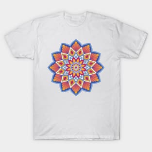 Warm Mandala - Strong Lines T-Shirt